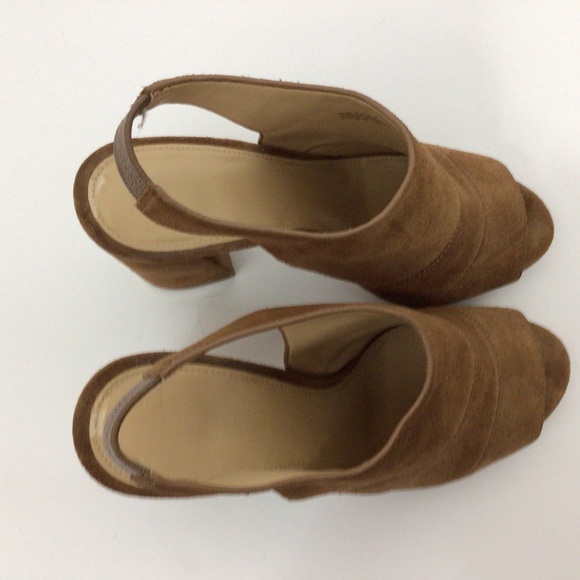 Michael Kors Brown Suede Chunky Heels, 8.5 - Picture 9 of 9